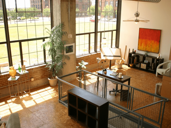 Living Space with Large Windows